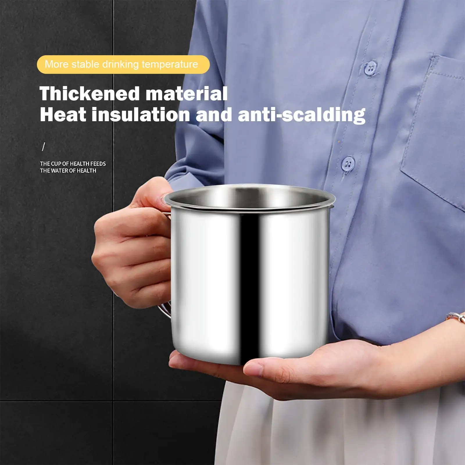 1/5/10PCS 200ML Stainless Steel Mug Coffee Cup Insulated Cup Keep Drinks Hot Camping Travel Mug Milk Tea Cup Tumbler Water Mug - Image 2