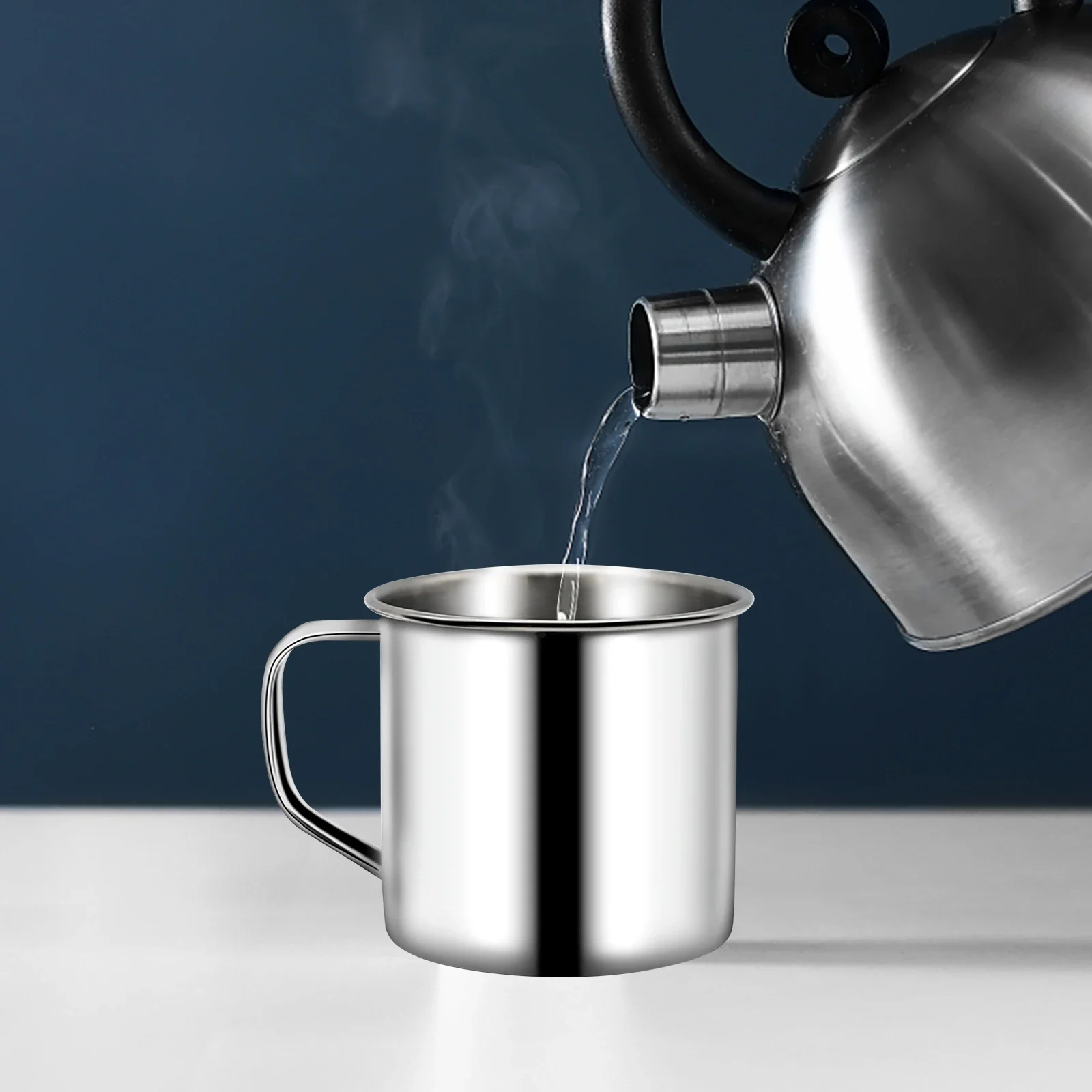 1/5/10PCS 200ML Stainless Steel Mug Coffee Cup Insulated Cup Keep Drinks Hot Camping Travel Mug Milk Tea Cup Tumbler Water Mug - Image 5