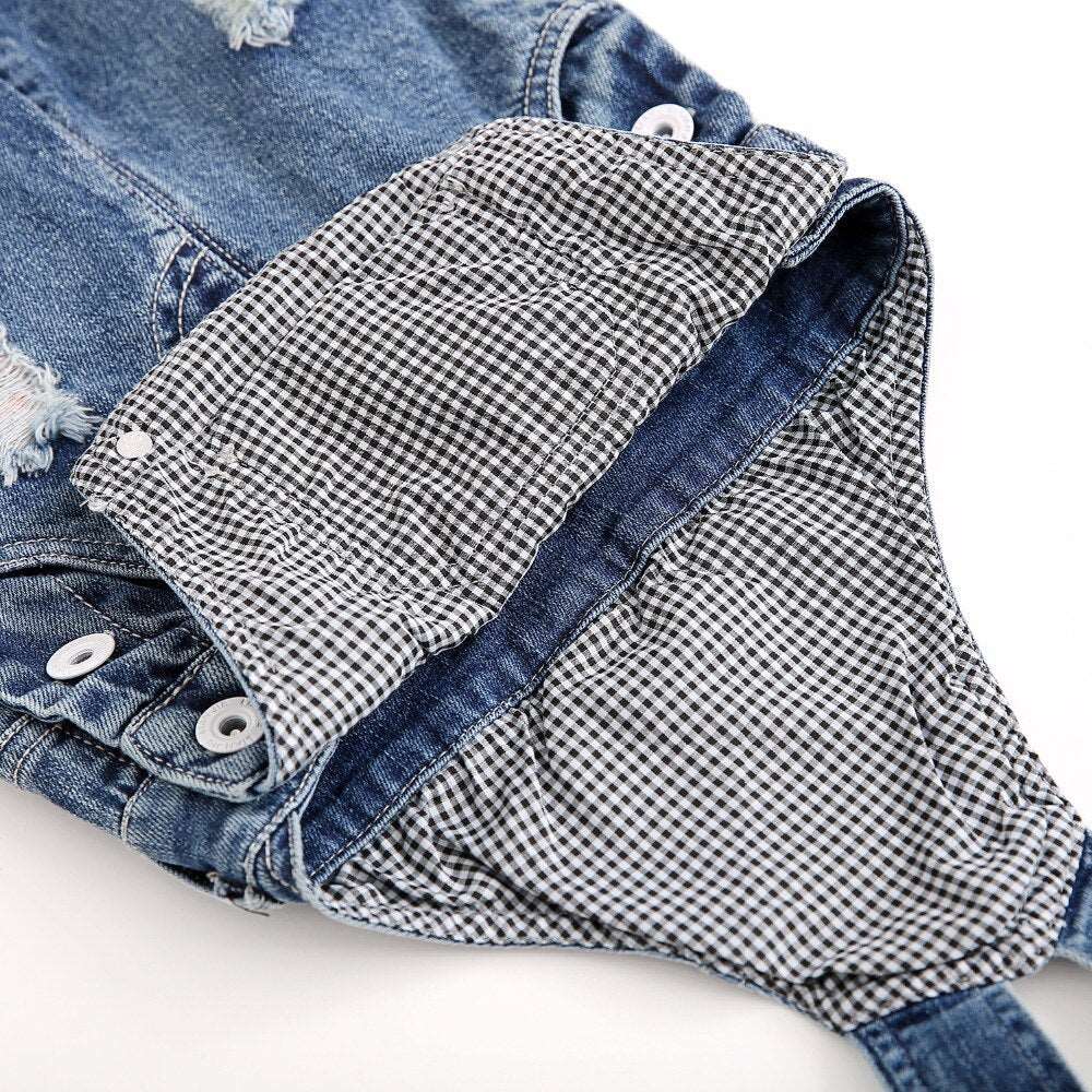 1-5T Kids Jeans Baby Rompers Spring Boys Girls Overalls Bebe Jumpsuit Pants Toddler - Image 8