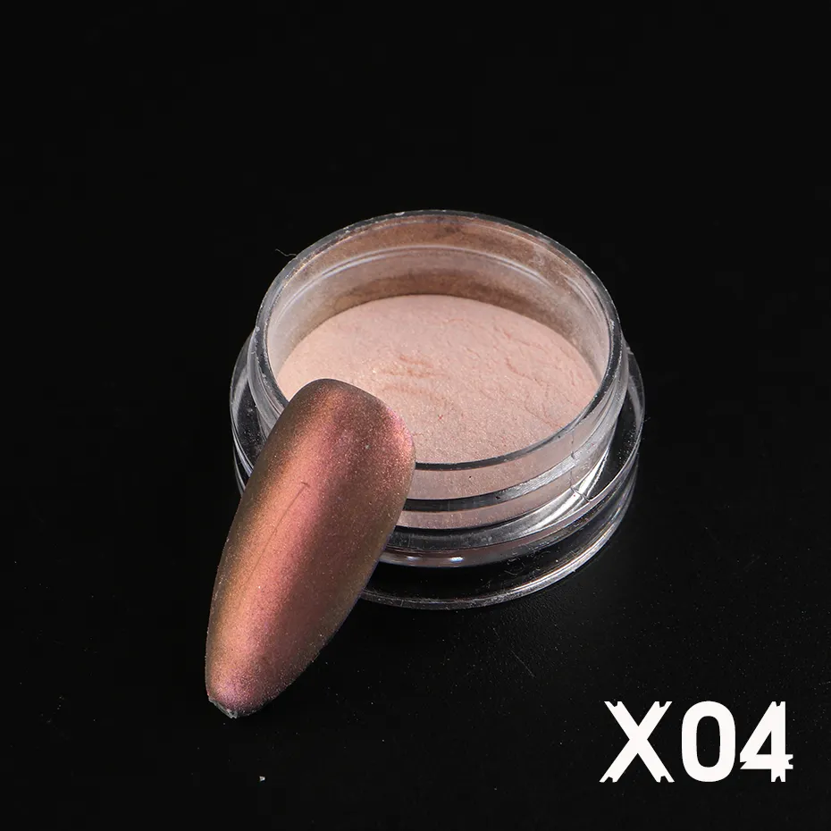 1 Box Aurora Nail Fairy Powder Pigment Pearl White Rubbing on Nail Art Glitter Dust Chrome Manicure Holographic Decorations TRX - Image 10