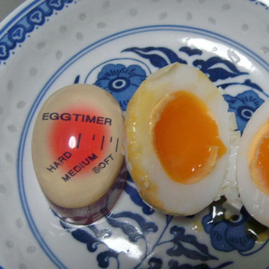 1 Color Changing Egg Timer Resin Material Perfect Boiled Eggs By Temperature Kitchen Helper Egg Timer Red timer tools - Image 10