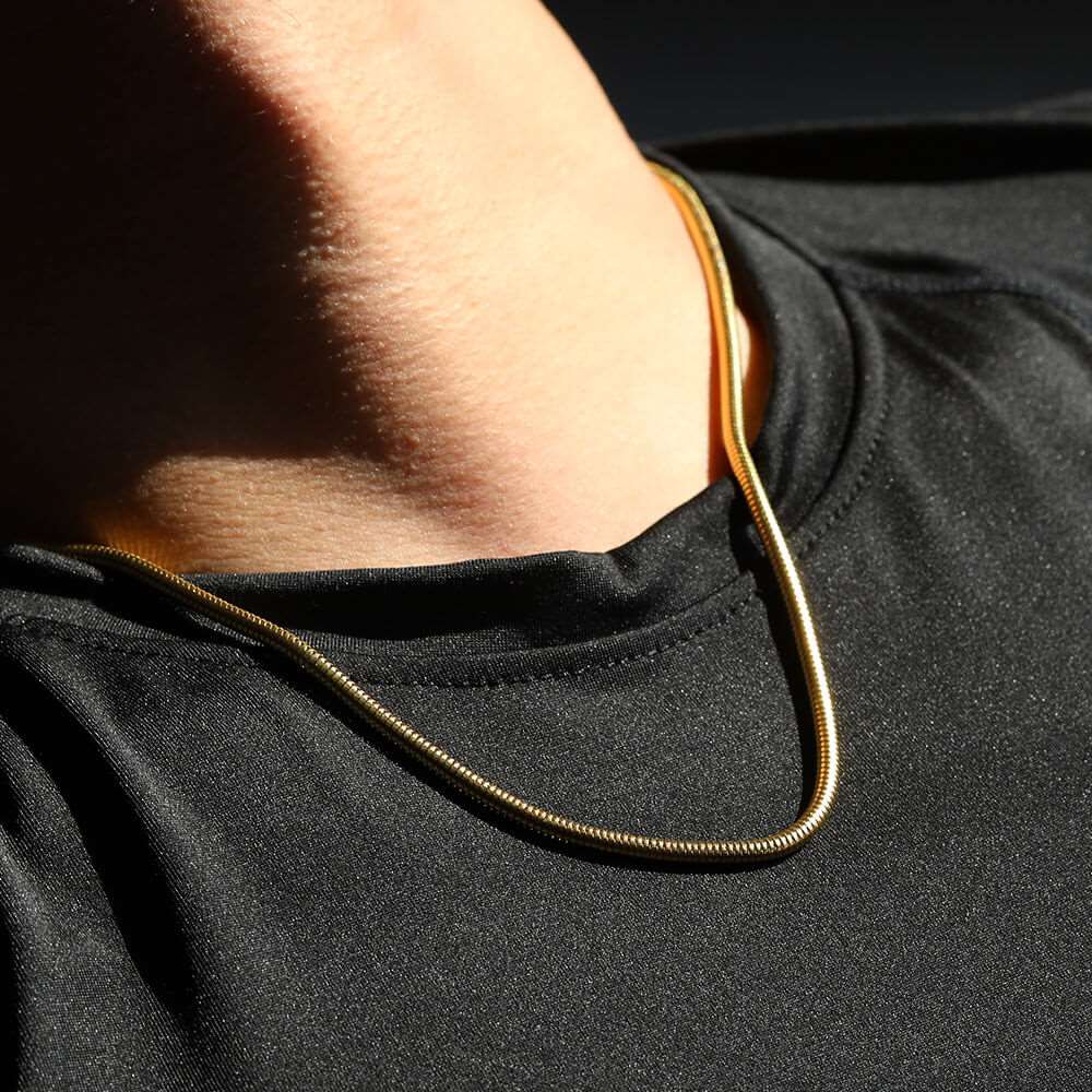 1 Piece Width 1/2/3/4mm Round Snake Chain Necklace Stainless Steel Chain Chokers - Image 5