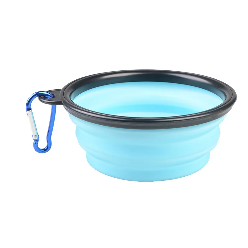 1000ml Large Collapsible Dog Pet Folding Silicone Bowl Outdoor Travel Portable Puppy Food Container Feeder Dish Bowl - Image 3