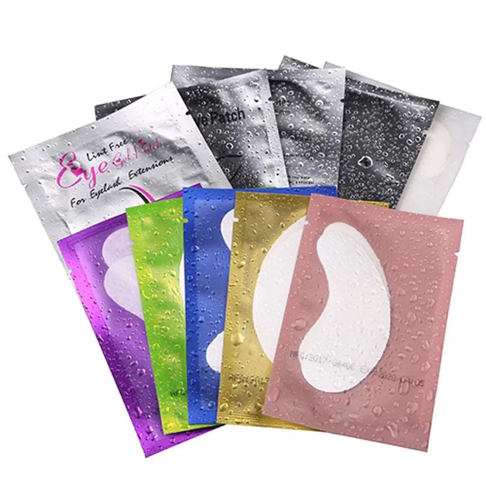 100pairs eye patches eyelash extension under eyelashes fake lashes stickers lash extension supplies patches for building eyelid - Image 2
