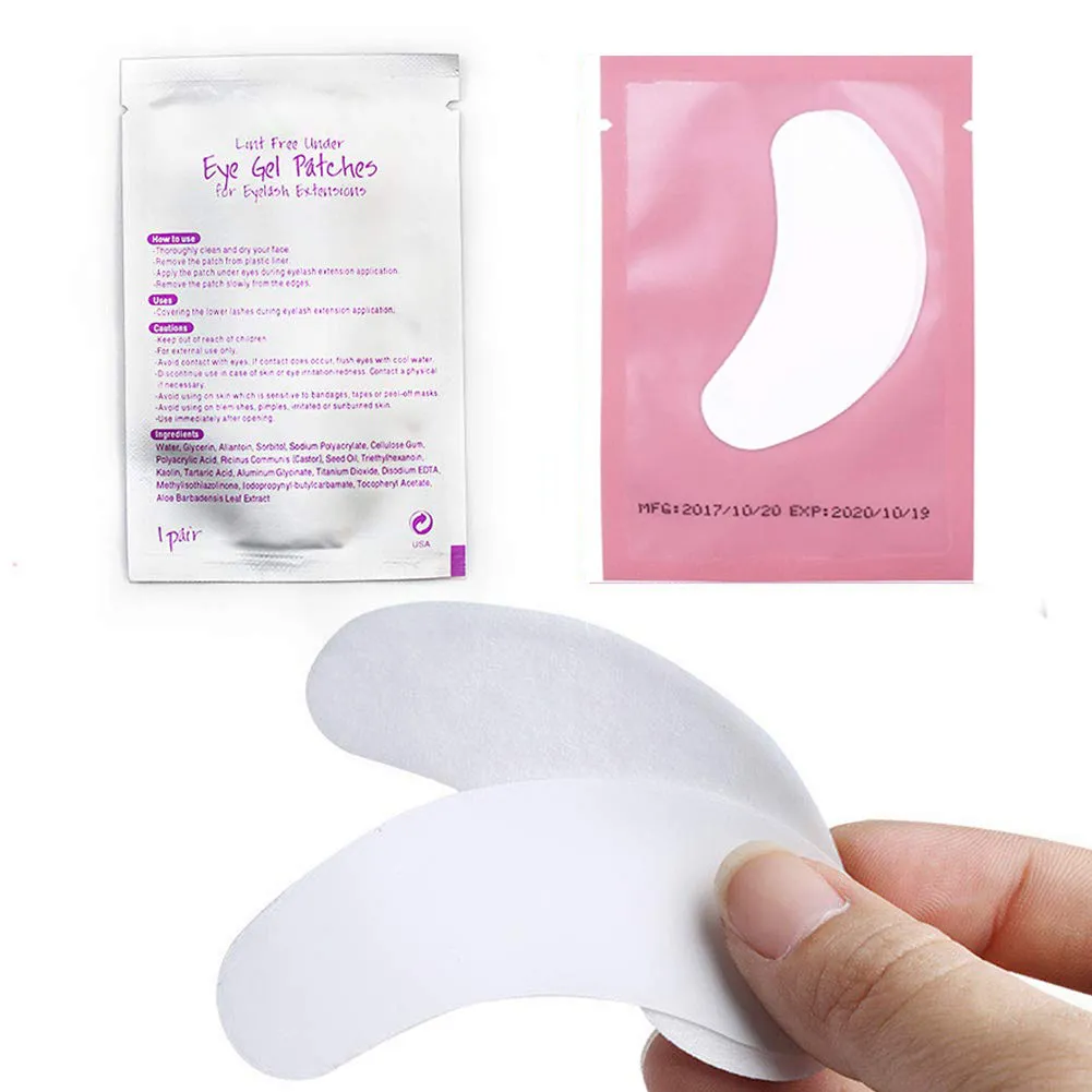100pairs eye patches eyelash extension under eyelashes fake lashes stickers lash extension supplies patches for building eyelid - Image 4