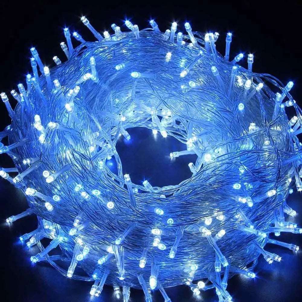 10M 20M 50M 100M Christmas Garland Lights Led String Fairy Light Festoon Lamp Outdoor Decorative Lighting for Wedding Party - Image 7