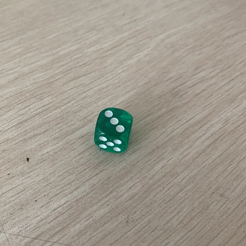 10PCS/Lot Dice Set 10 Colors  High Quality Acrylic 6 Sided Transparent Dice  For Club/Party/Family Games 14mm - Image 11
