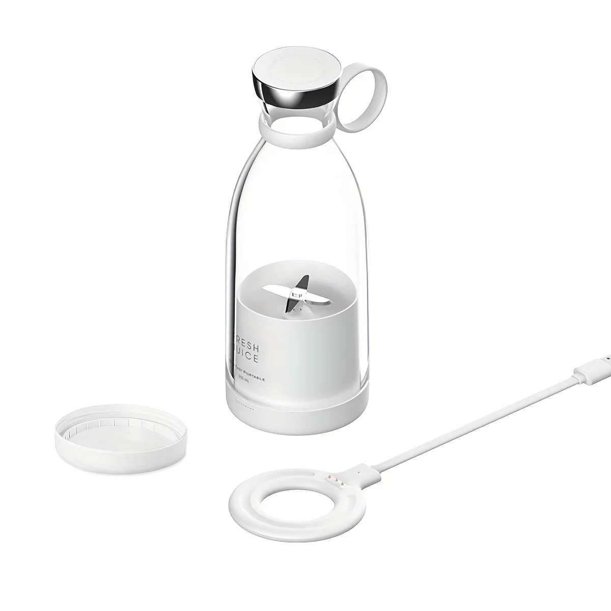 11.83oz Portable Electric Wireless Mini Fruit Blender Juicer - Perfect for On-the Go! - Image 11