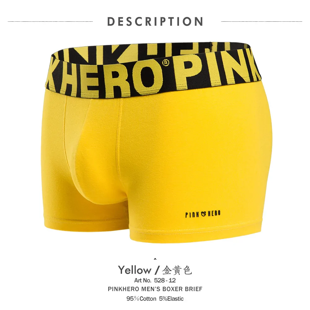 11 Colors 2022 Pink Hero Sexy Underwear Boxer Men's Cotton Soft Breathable Comfortable High Quality Male Gay Homme Boxers Shorts - Image 11