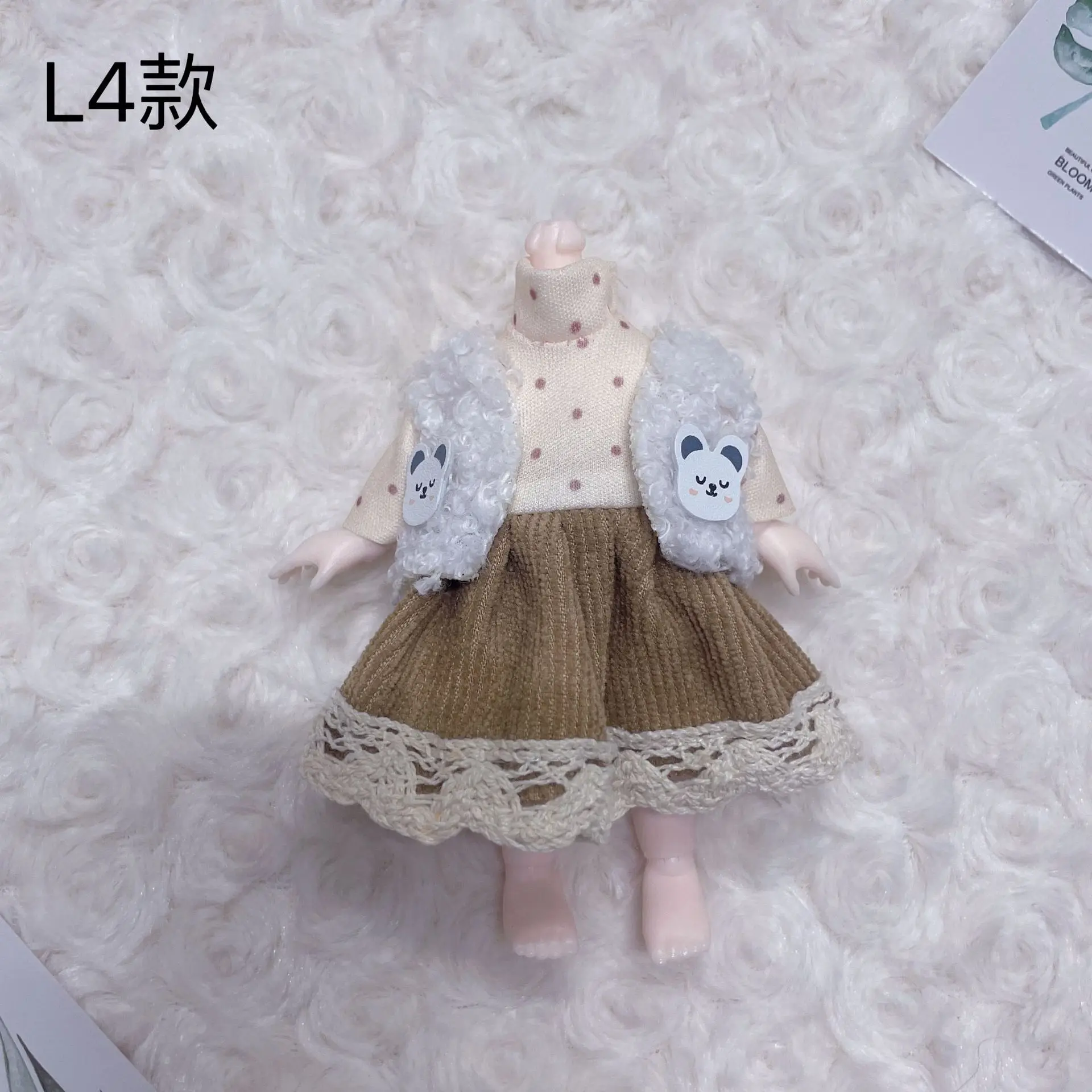 16cm Bjd Doll Clothes High-end Dress Up Can Dress Up Fashion Doll Clothes Skirt Suit Best Gifts for Children DIY Girls Toys - Image 27
