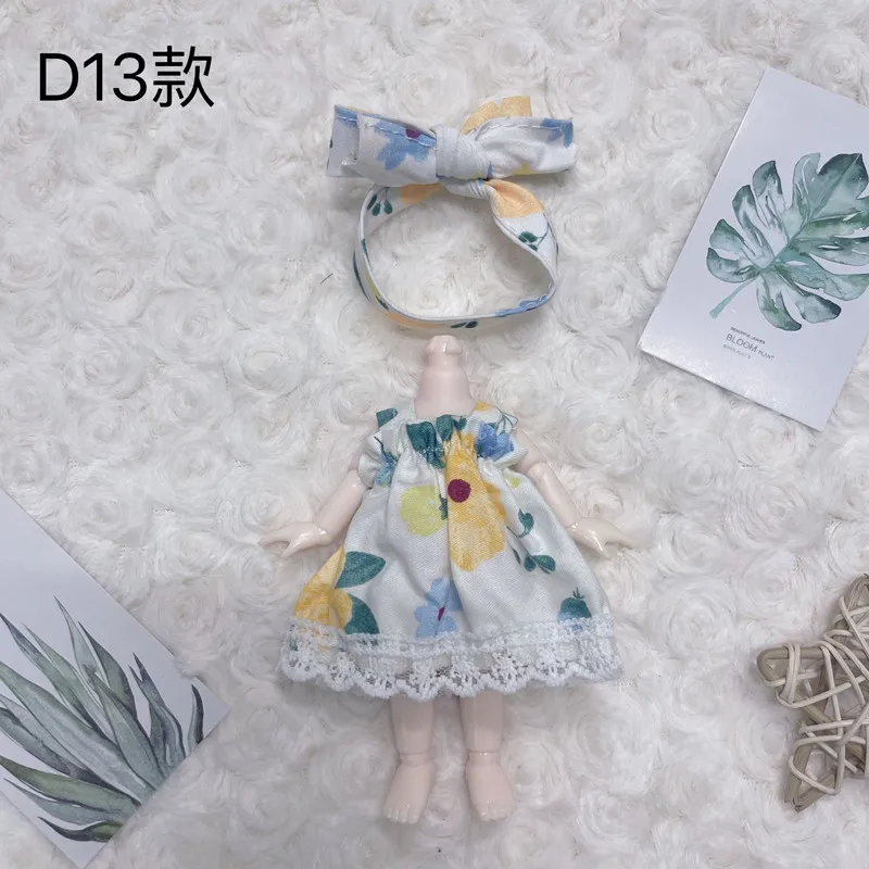 16cm Bjd Doll Clothes High-end Dress Up Can Dress Up Fashion Doll Clothes Skirt Suit Best Gifts for Children DIY Girls Toys - Image 32