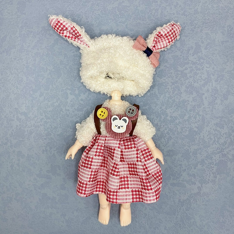 16cm Ob11 Doll Clothes 8 Points Bjd Dressup Cute Casual Suit Lolita Skirt Accessories Girl Dress Up Toys Children Birthday Gift - Image 18