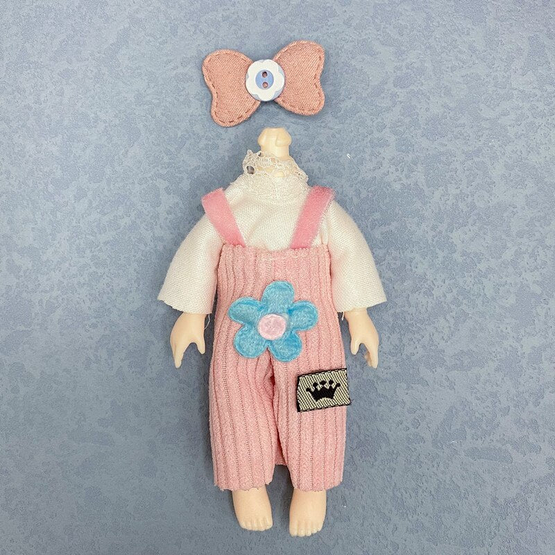 16cm Ob11 Doll Clothes 8 Points Bjd Dressup Cute Casual Suit Lolita Skirt Accessories Girl Dress Up Toys Children Birthday Gift - Image 19