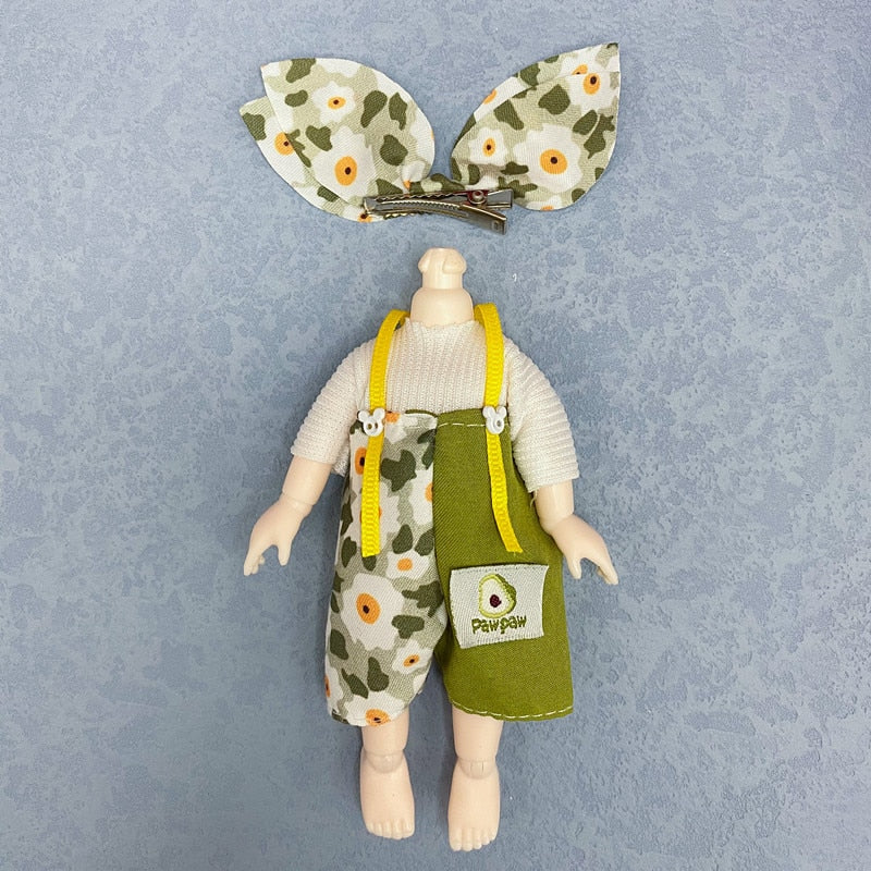 16cm Ob11 Doll Clothes 8 Points Bjd Dressup Cute Casual Suit Lolita Skirt Accessories Girl Dress Up Toys Children Birthday Gift - Image 24