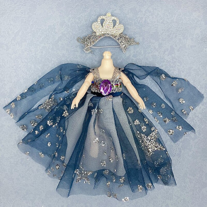 16cm Ob11 Doll Clothes 8 Points Bjd Dressup Cute Casual Suit Lolita Skirt Accessories Girl Dress Up Toys Children Birthday Gift - Image 28