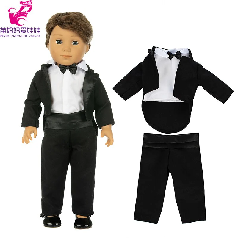18 Inch Dolls Pink Wedding Dress with Crown for 43cm Baby Doll Dress for 18" American Og Girl Doll Clothes - Image 2