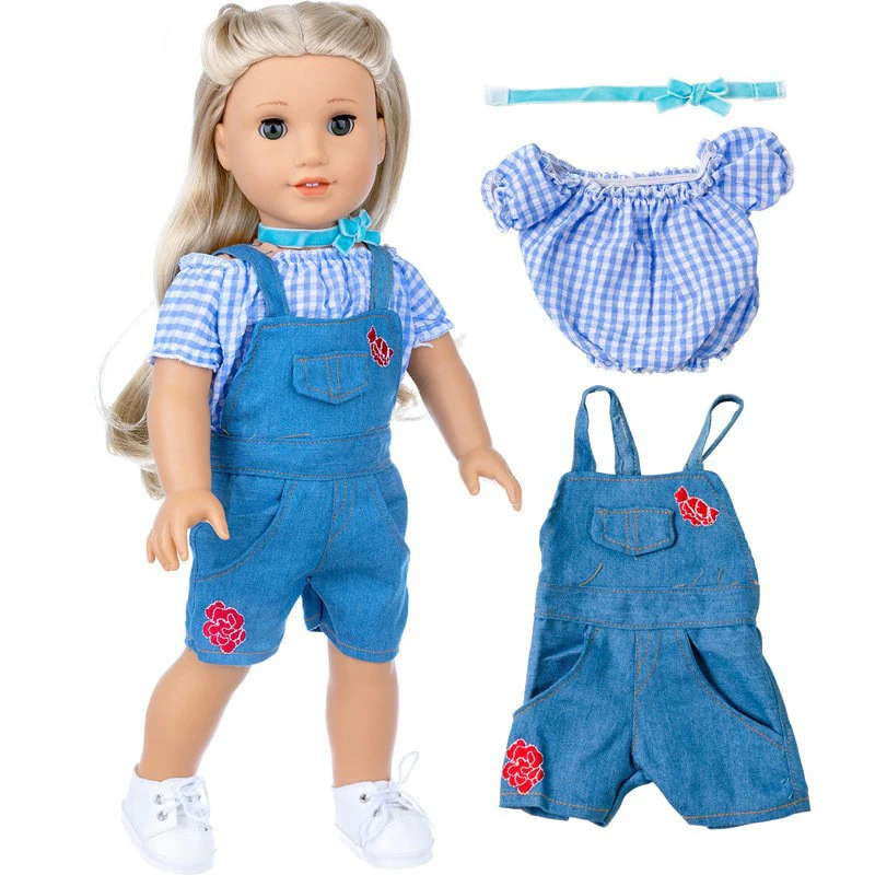18 Inch Dolls Pink Wedding Dress with Crown for 43cm Baby Doll Dress for 18" American Og Girl Doll Clothes - Image 21