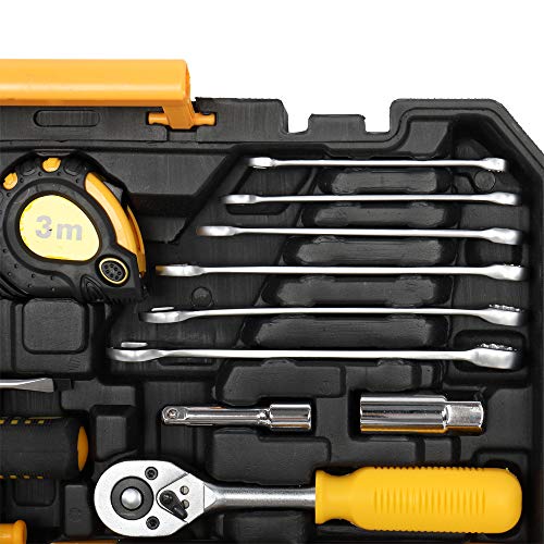 198pc Tool Set Black & Yellow - Image 4
