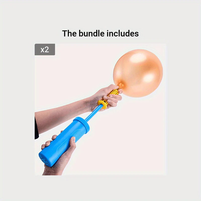 1pc Blue High Quality Two-Way Pump Balloon Accessory, Time-Saving And Convenient, Ideal Party Decorating Partner Halloween, Thanksgiving And Christmas Gift Easter Gift, Easter Room Decor - Image 9