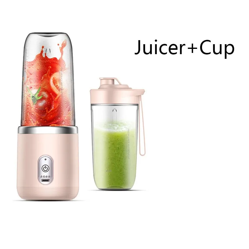 1pc Blue/Pink Portable Electric Small Juice Extractor Household Multi Function Juice Cup Mixing And Auxiliary Food - Image 10
