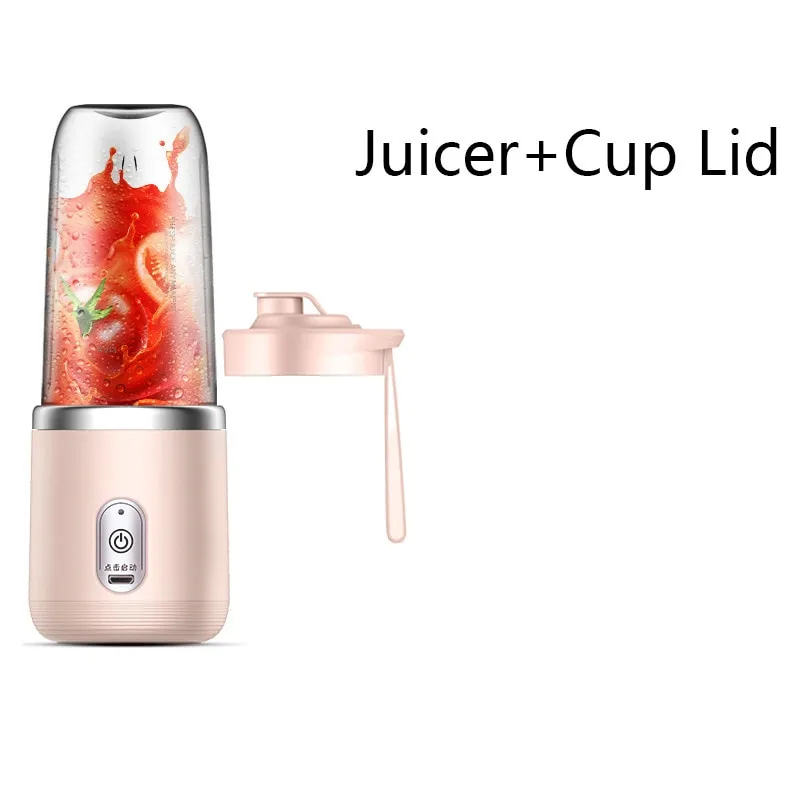 1pc Blue/Pink Portable Electric Small Juice Extractor Household Multi Function Juice Cup Mixing And Auxiliary Food - Image 7