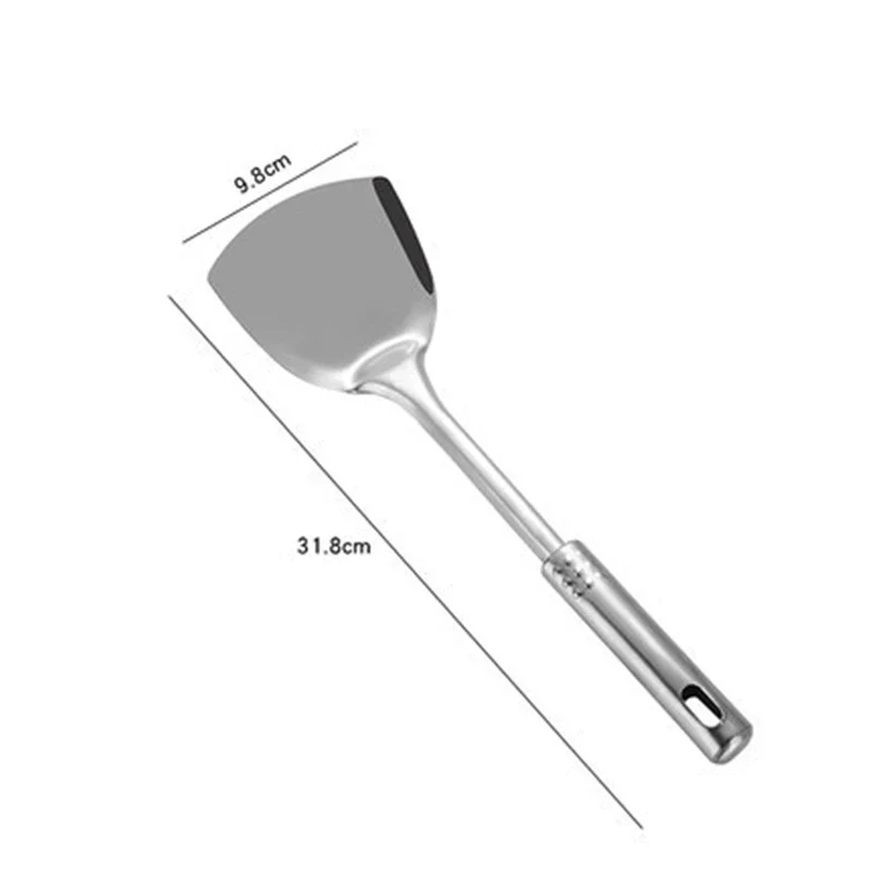 1PC Kitchen Stainless Steel Cooking Spatula Shovel Colander Kitchenware Pots Set Utensils Rice Soup Spoon Cookware Accessories - Image 7
