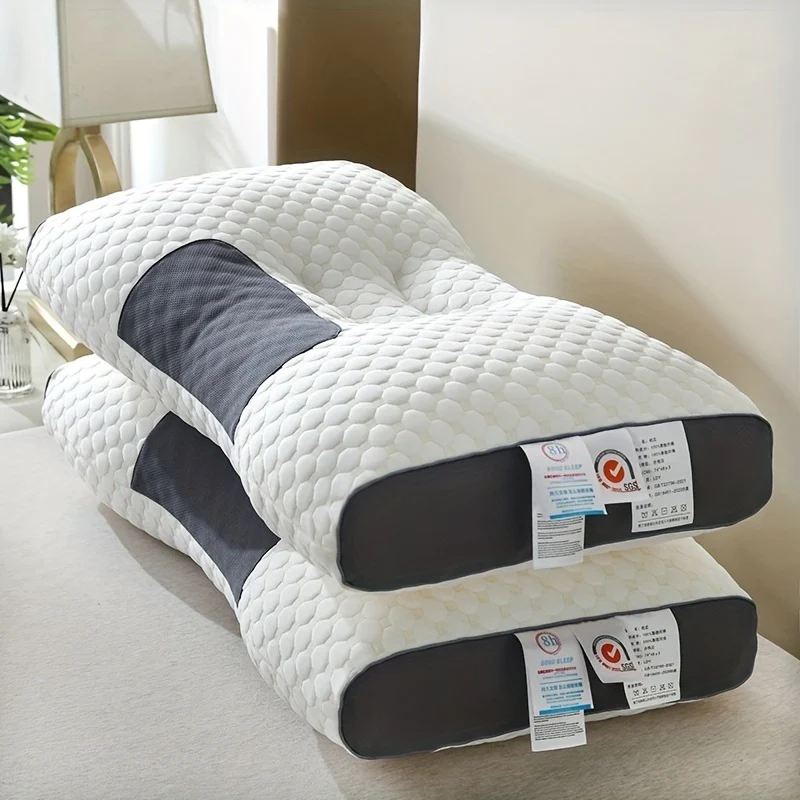1pc Knitted SP Neck Protection, Sleep Massage Core, Household Moisture Absorption Breathable, Bedding Living Room Bedroom Decoration - Image 2