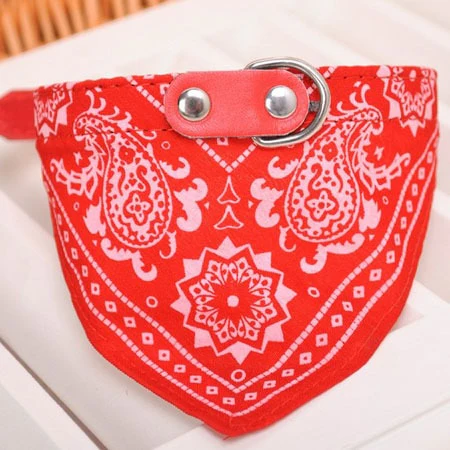 1Pc Lovely Pet Dog Scarf Collar Adjustable Puppy Bandana Quality Pet Cat Tie Collar - Image 3