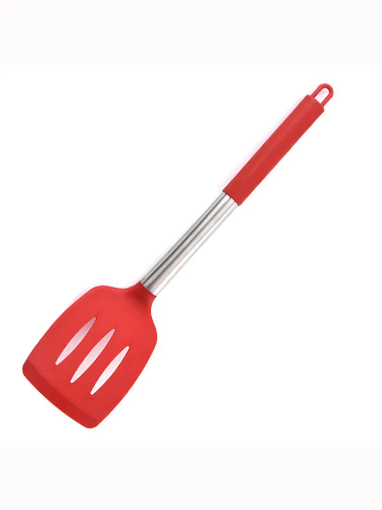 1Pc Silicone  Kitchen Utensils  Turner For Kitchen Cooking Tools Ladle Non-stick Cookware Stainless Steel  Kitchen Accessories - Image 12