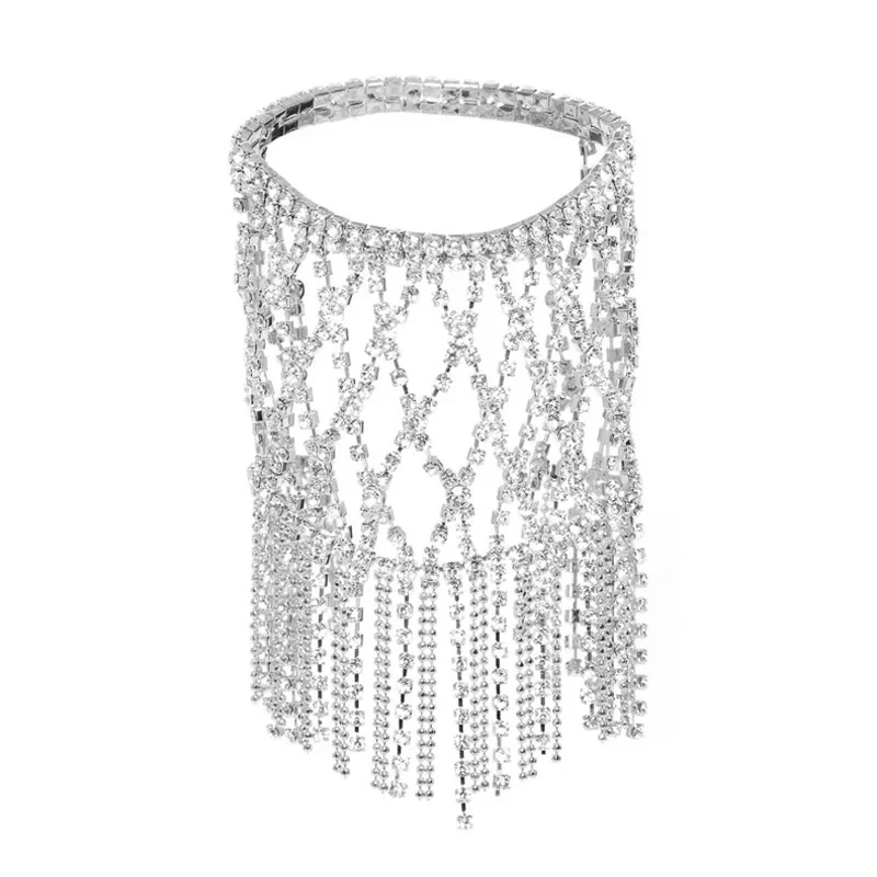 1PC Stonefans Full Rhinestone Tassel Adjustable Ankles Foot Chain Jewelry for Women Crystal Anklets - Image 10