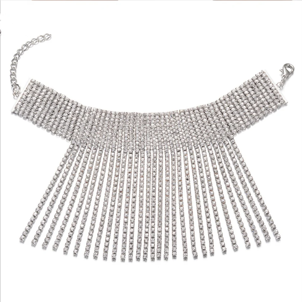 1PC Stonefans Full Rhinestone Tassel Adjustable Ankles Foot Chain Jewelry for Women Crystal Anklets - Image 20