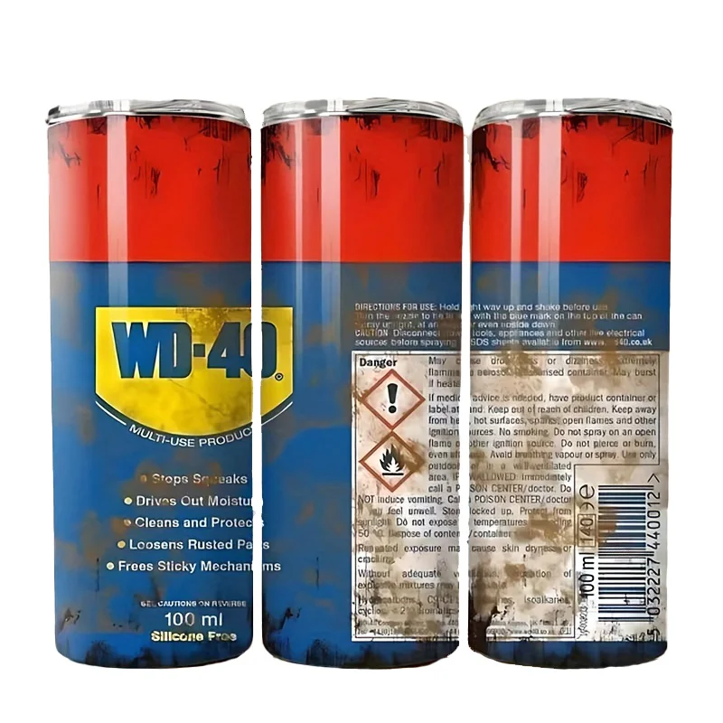 1pcs 20oz Stainless Steel Heat Cold Insulation Straight Water Anytime Bottle, Dual Wall Vacuum Cup, Stains Letter Full Print - Image 6