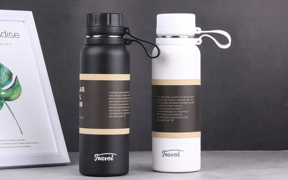 1PCS Stainless Steel Thermos with Tea Filter Double Wall Vacuum Flask Sports Outdoor Fitness Thermal Bottle Insulation Cup - Image 13