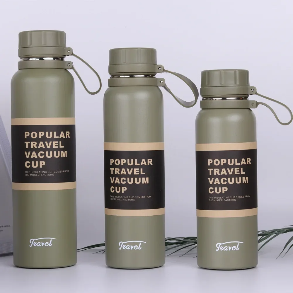 1PCS Stainless Steel Thermos with Tea Filter Double Wall Vacuum Flask Sports Outdoor Fitness Thermal Bottle Insulation Cup - Image 17