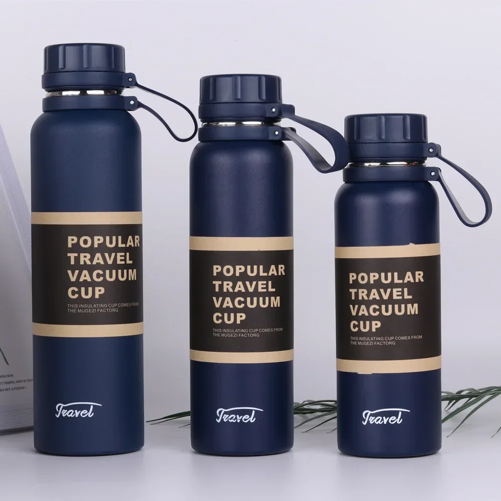 1PCS Stainless Steel Thermos with Tea Filter Double Wall Vacuum Flask Sports Outdoor Fitness Thermal Bottle Insulation Cup - Image 18