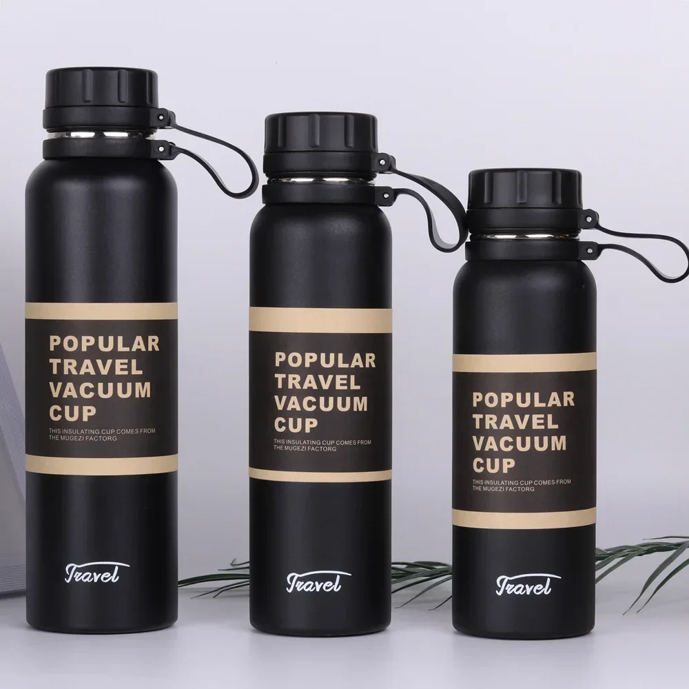 1PCS Stainless Steel Thermos with Tea Filter Double Wall Vacuum Flask Sports Outdoor Fitness Thermal Bottle Insulation Cup - Image 19