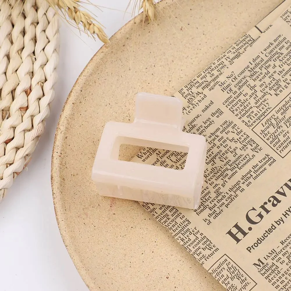 1Piece Square Acetate Acrylic INS Korean Hair Clips Girls Hairpins Crab Claws Clamp Hair Accessories for Women Banana Grips Slid - Image 4