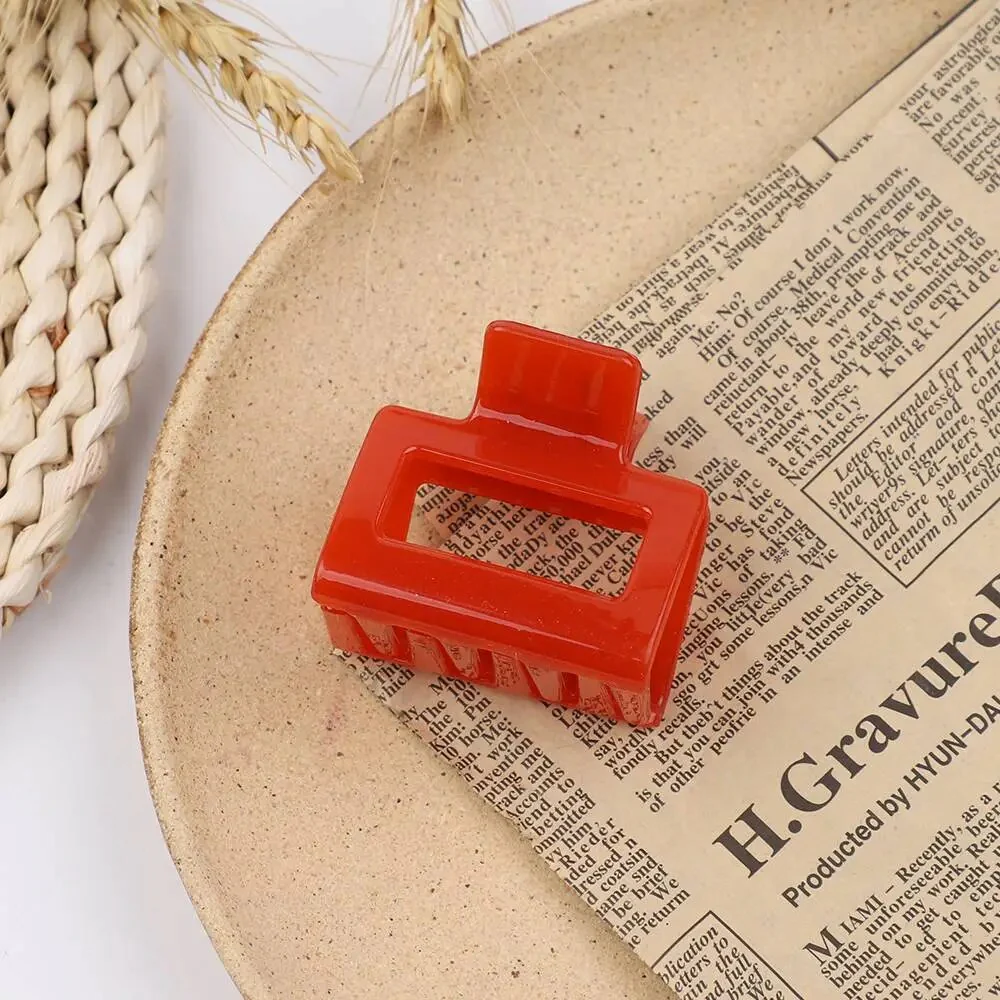 1Piece Square Acetate Acrylic INS Korean Hair Clips Girls Hairpins Crab Claws Clamp Hair Accessories for Women Banana Grips Slid - Image 5