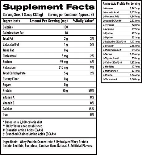 1UP Nutrition - Whey Protein, 100% Hydrolyzed Whey Protein Isolate Concentrate (Coconut Ice Cream) - Image 2