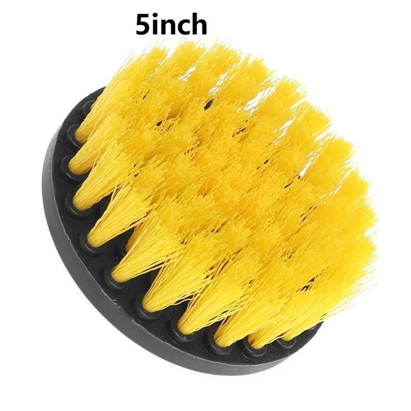 2/3.5/4/5'' Electric Drill Scrubber Brush Power Brush Set Kit Car Soft Brush Drill Kit Bathroom Kitchen Auto Care Cleaning Tools - Image 3