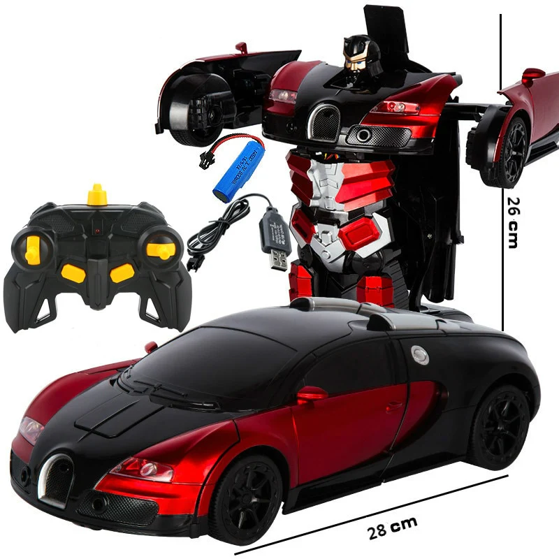 2.4Ghz Induction Transformation Robot Car 1:14 Deformation RC Car Toy led Light Electric Robot Models fightint Toys Gifts - Image 4