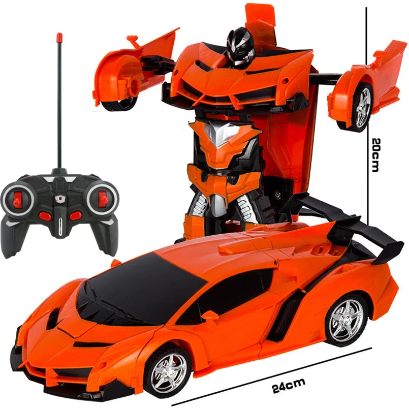 2 in 1 Electric RC Car Transformation Robots Children Boys Toys - Image 4
