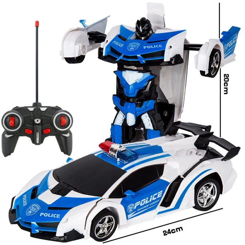 2 in 1 Electric RC Car Transformation Robots Children Boys Toys - Image 6