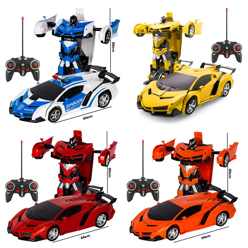 2 in 1 Electric RC Car Transformation Robots Children Boys Toys - Image 7