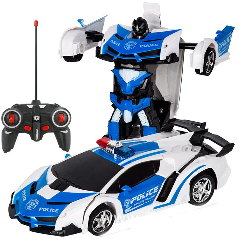 2 in 1 Electric RC Car Transformation Robots Children Boys Toys - Image 9