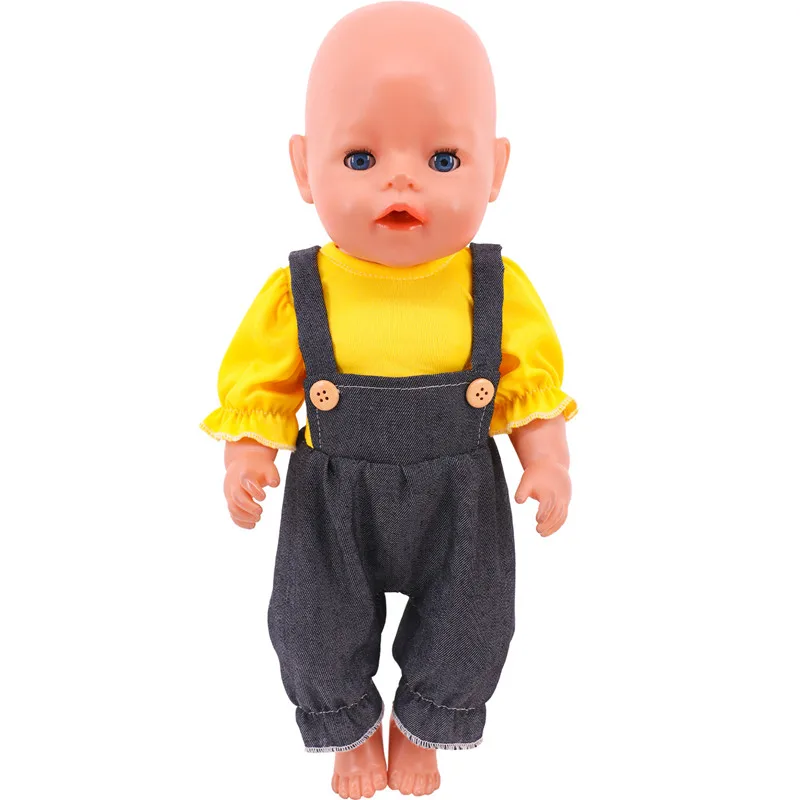 2 Pcs/Set Cute Pajamas Doll Accessories Clothes Dress For 18 Inch Girl Doll & 43 cm New Born Baby Doll,Our Generation,gifts - Image 14