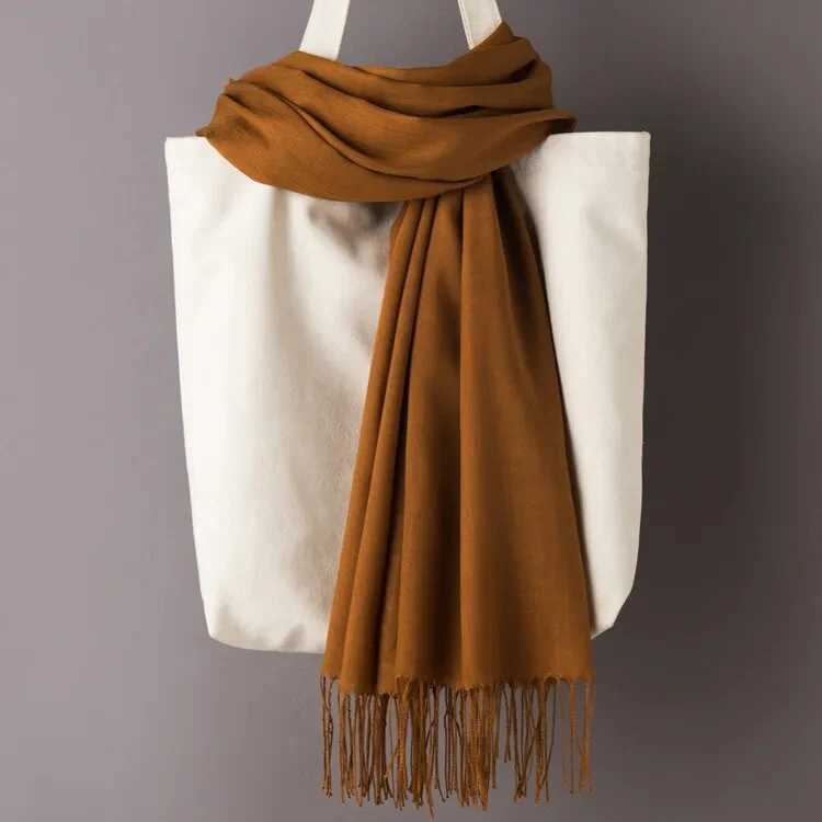 200*70cm Unisex Cashmere Scarf Warm Shawl Female Pashmina Kerchief Wool Stole Head Neck Long Winter Women Ladies men muffler - Image 11