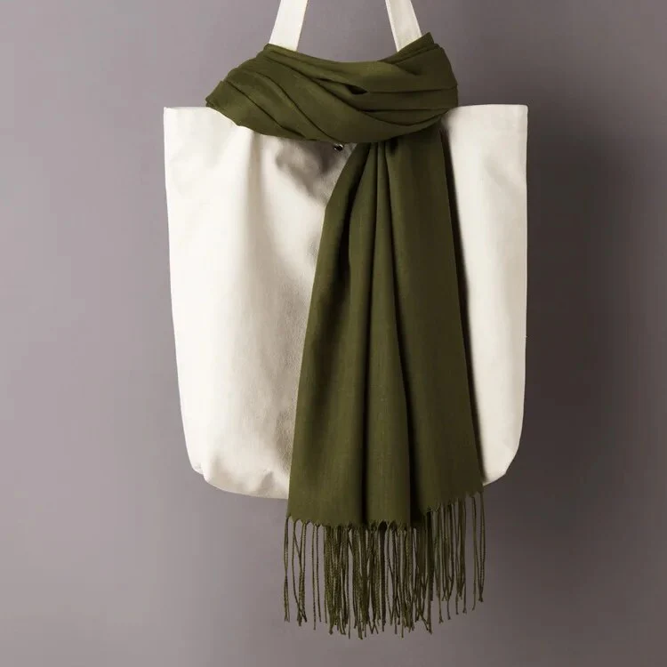 200*70cm Unisex Cashmere Scarf Warm Shawl Female Pashmina Kerchief Wool Stole Head Neck Long Winter Women Ladies men muffler - Image 20