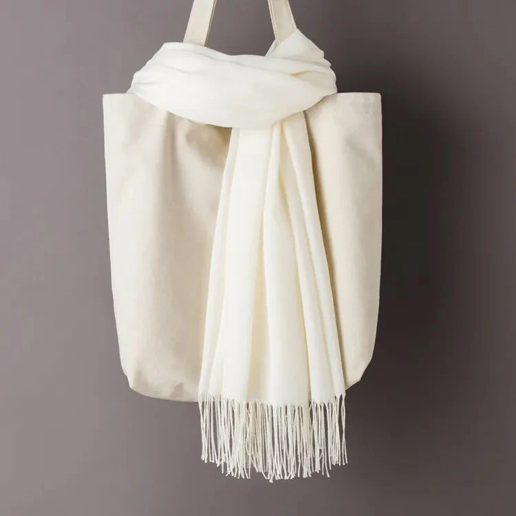 200*70cm Unisex Cashmere Scarf Warm Shawl Female Pashmina Kerchief Wool Stole Head Neck Long Winter Women Ladies men muffler - Image 21