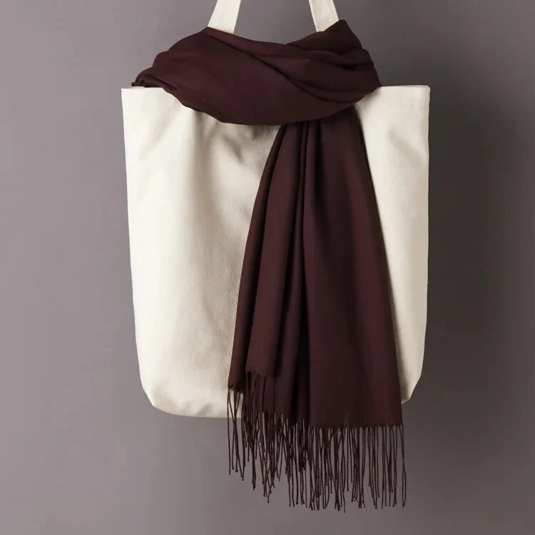 200*70cm Unisex Cashmere Scarf Warm Shawl Female Pashmina Kerchief Wool Stole Head Neck Long Winter Women Ladies men muffler - Image 26